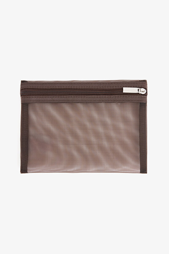 Koyu Kahverengi Emma Makyaj Çantası - 3