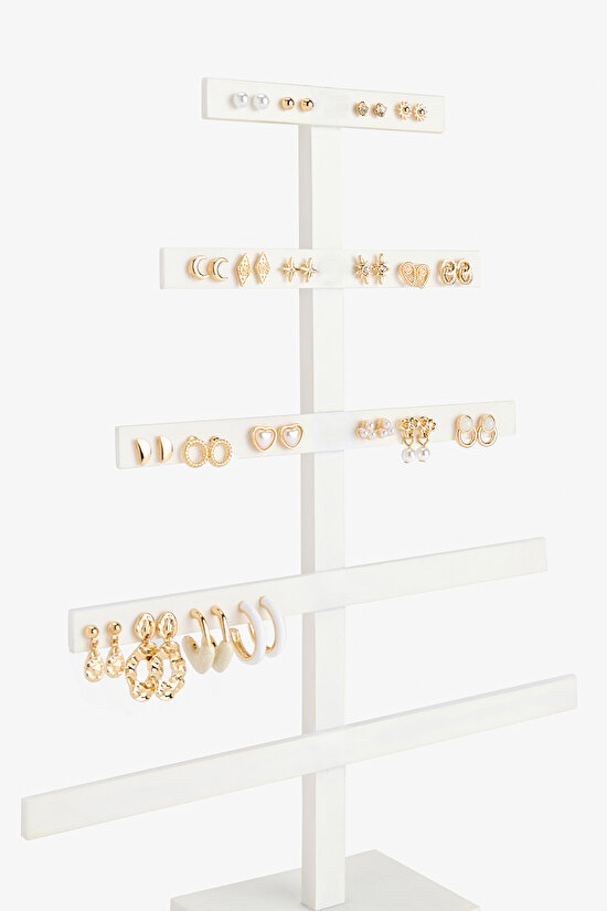 Gold Rosella 20 Pack Earring Set - 2