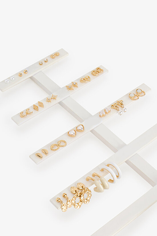 Gold Rosella 20 Pack Earring Set - 3