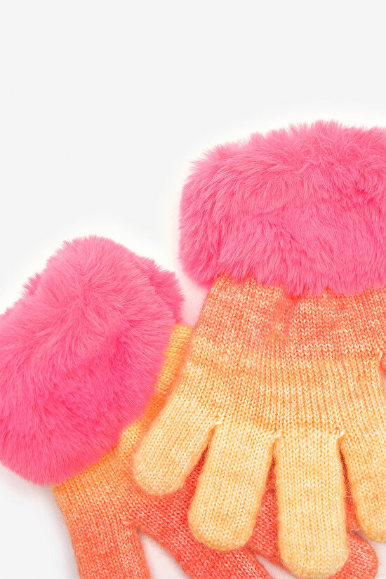 Kız Çocuk Degrade Eldiven - 3