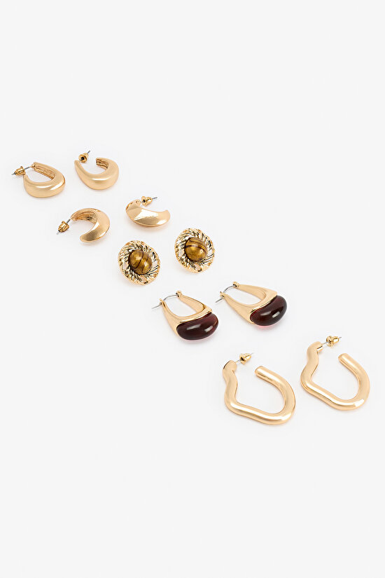 Renkli Meloni Küpe Seti - 2