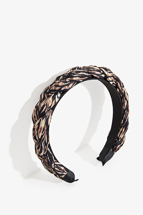 Kahverengi Ivana Kumaş Taç - 3