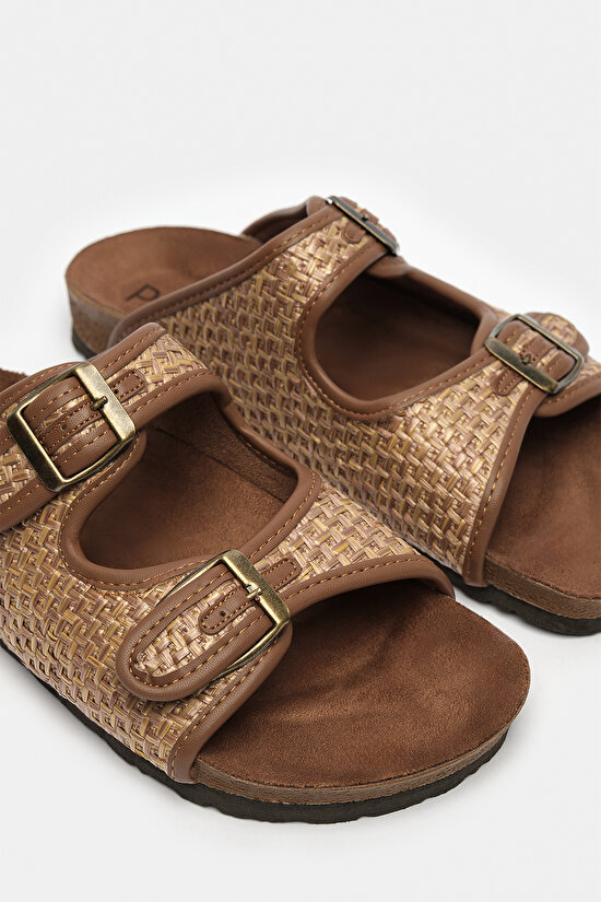 Pia Kahverengi Terlik - 3