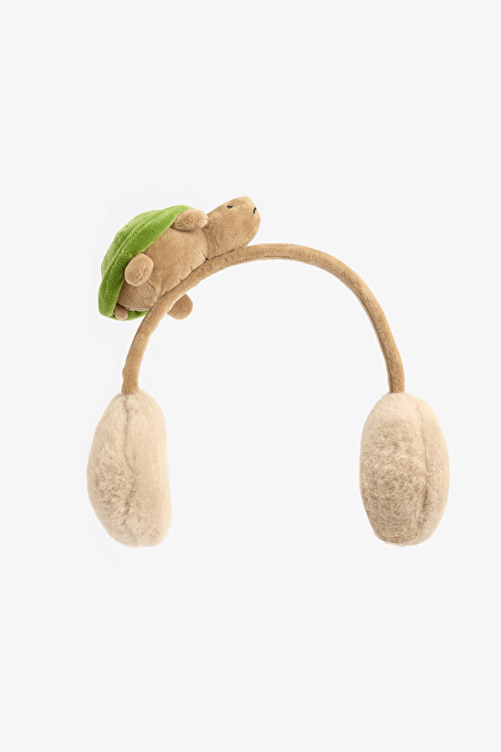 Yeşil Erkek Çocuk Turtle Kulaklık - 1
