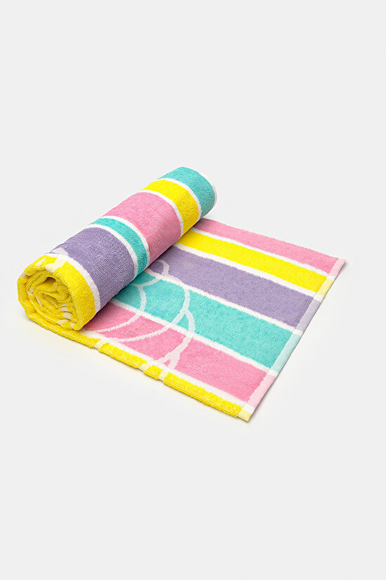 Kız Çocuk Unicorn Renkli Havlu - 4