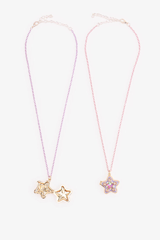 Girls' Bff 2 Pack Necklace - 2