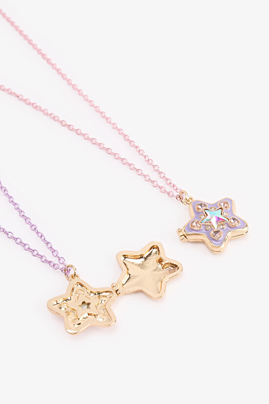 Girls' Bff 2 Pack Necklace - 3