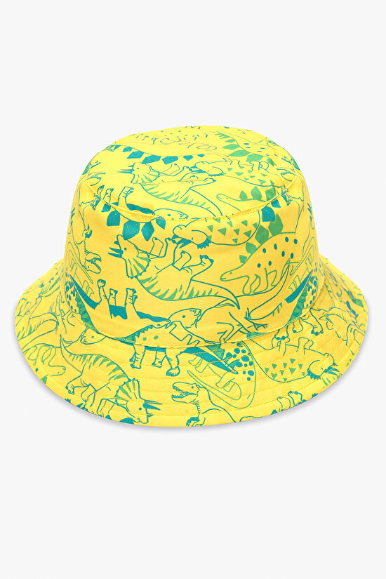 Erkek Çocuk Renkli Dino Şapka - 1