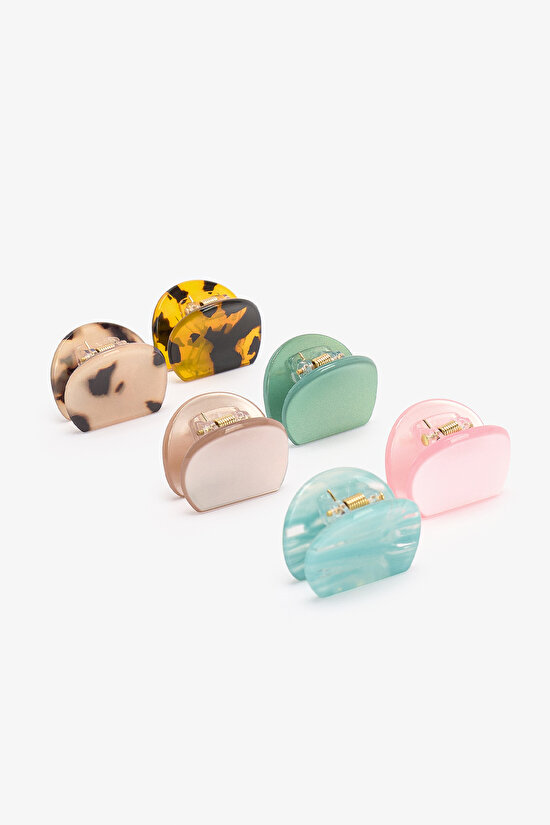 Multicolor Georgia Hair Clip Set - 2