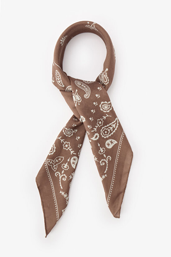 Kahverengi Ethnic Bandana - 2
