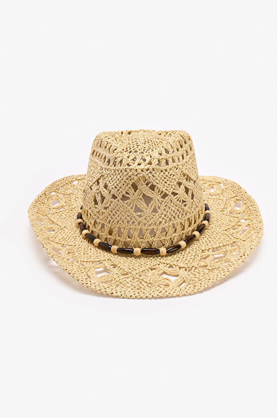 Ekru Adalina Şapka - 1