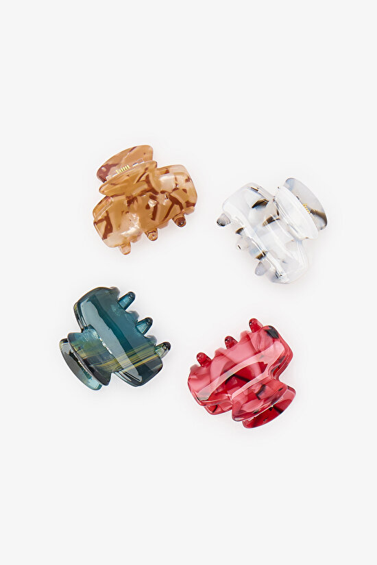 Elena 4 Pack Hair Clip Set - 3