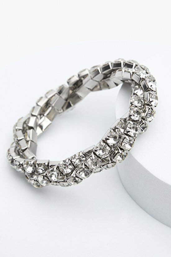 Diamond Silver Bracelet - 1