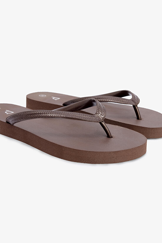 Basic Brown Slippers - 3