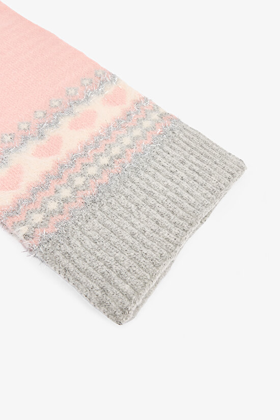 Colorful Girl Isabella Glittery Striped Scarf - 3