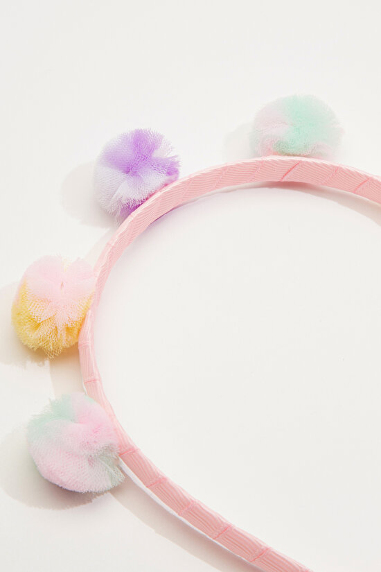 Kız Çocuk Ponpon Taç - 3