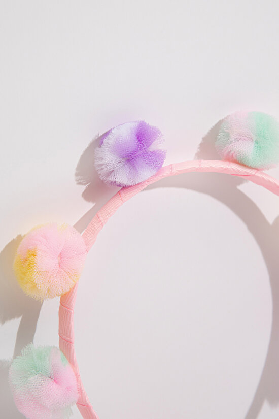 Kız Çocuk Ponpon Taç - 4