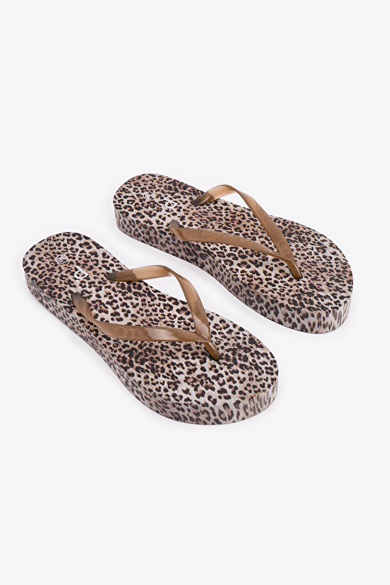 Leopard Striped Slippers - 2