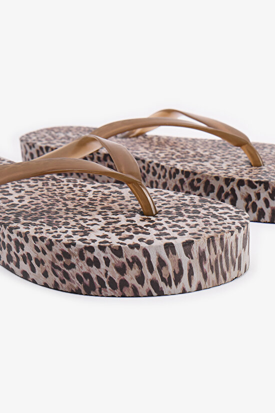 Leopard Striped Slippers - 3