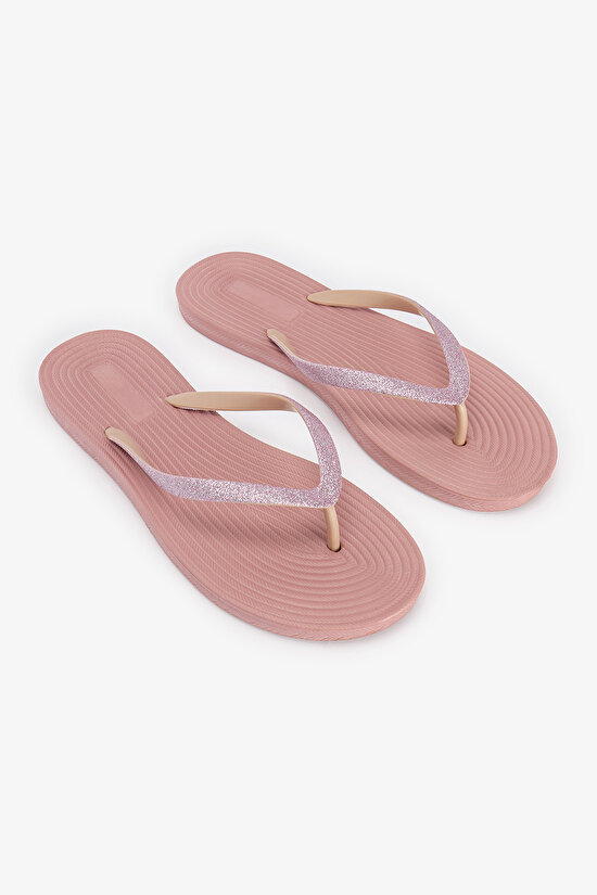 Gül Rengi Daily Terlik - 2