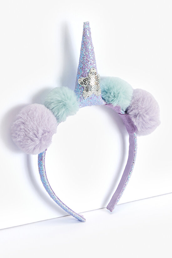 Girls Glitter Lilac Crown - 1