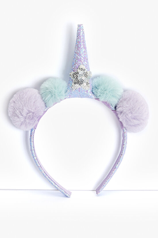 Girls Glitter Lilac Crown - 2