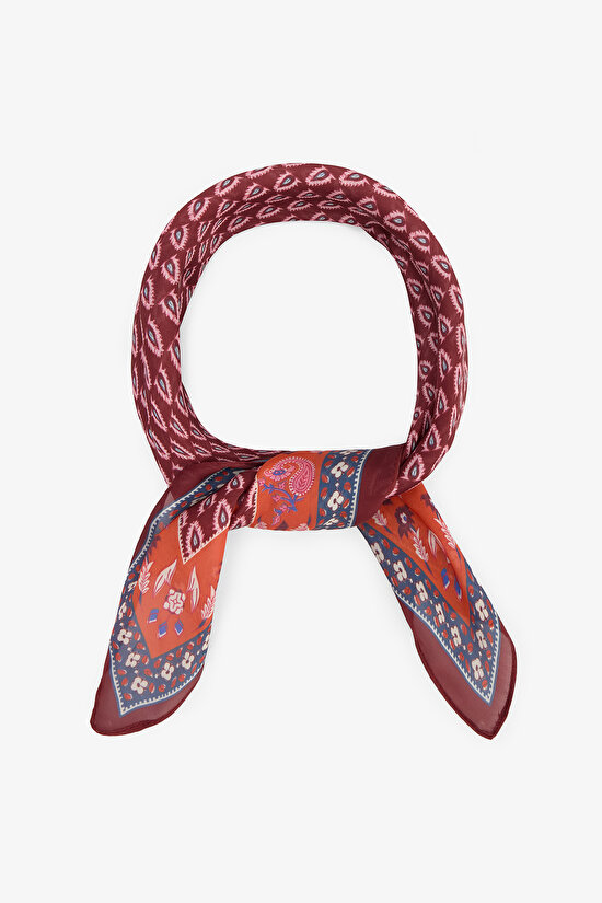 Laila Şal Desenli Bandana - 1
