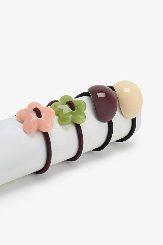 Multicolor Sofia Hair Clip Set - 3