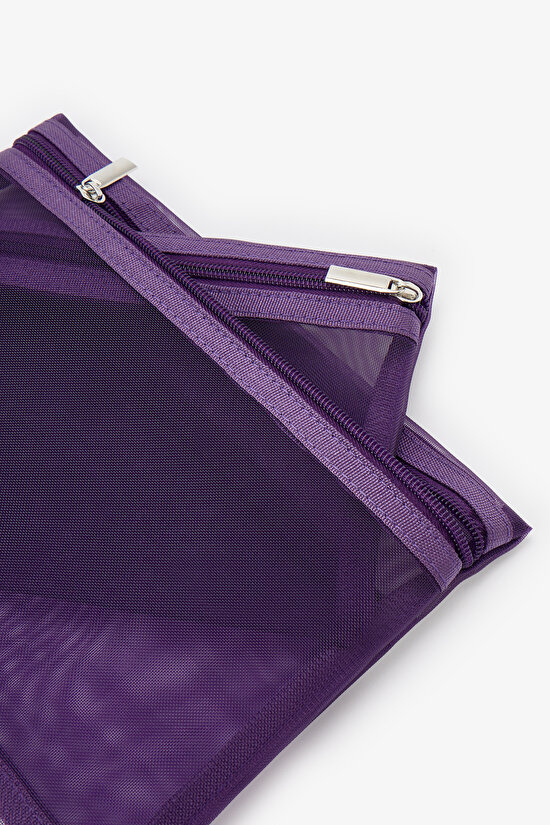 Purple Emma 2 Pack Makeup Bag - 3