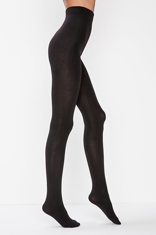 Siyah Wet Look Külotlu Çorap-Pentilicious - 4 AL 3 ÖDE