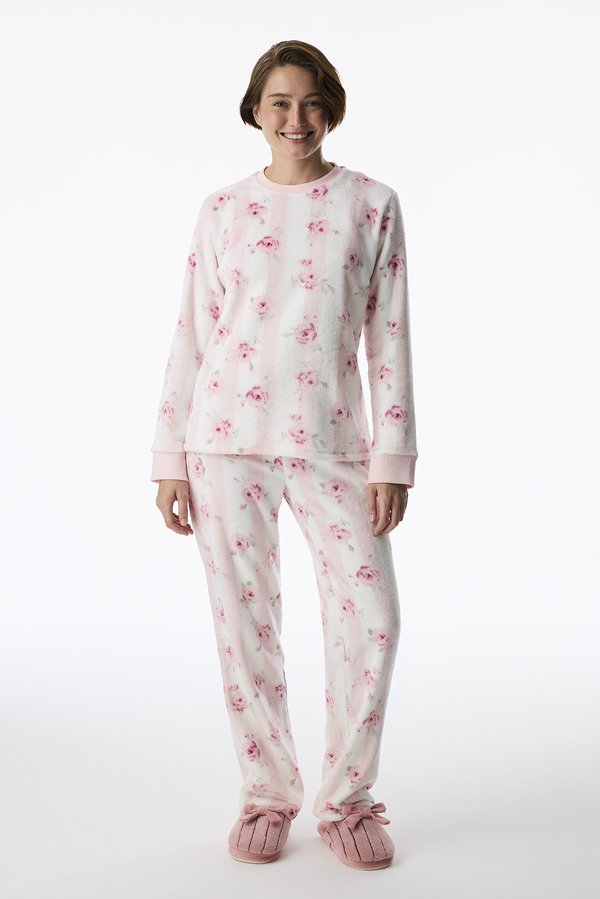Pembe Floral Garden Pantolon Uzun Kollu Pijama Takımı - Penti 2 AL 1 ÖDE