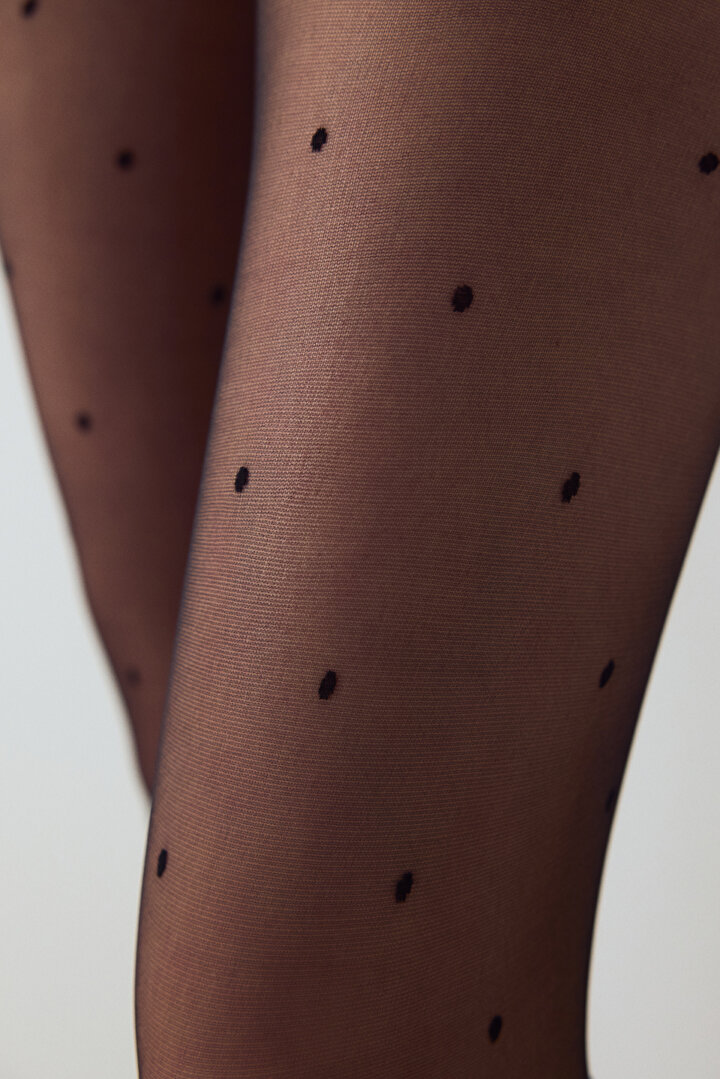 Black Style Tband Tights - 2