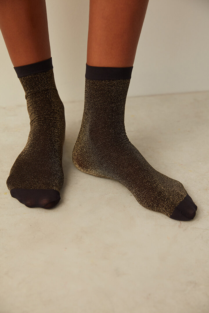 Black Stardust Socks-Pentilicious - 1