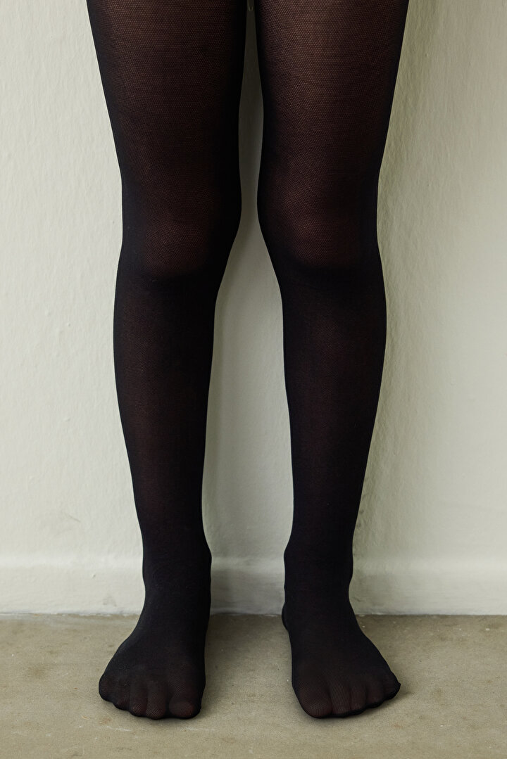 Pretty Tulle Black Tights - 1