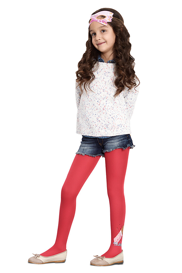 Kız Çocuk Sakız Pretty Chocolate Kokulu Külotlu Çorap - 1