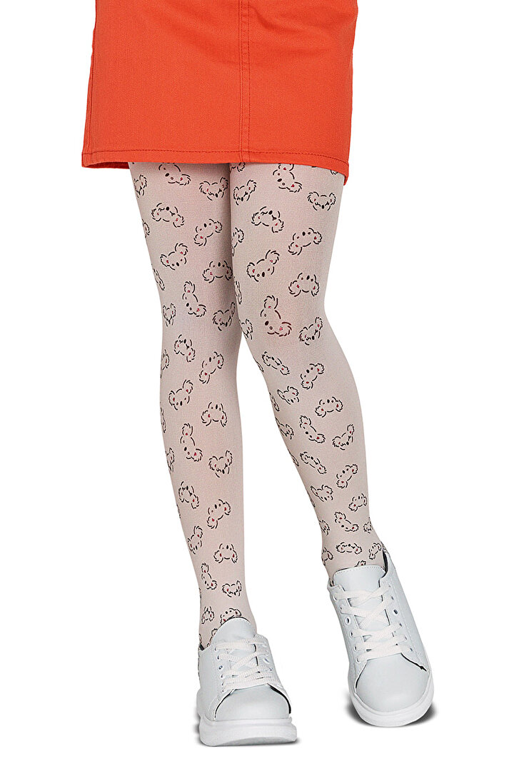 Kız Çocuk Marşmelov Pretty Koala Head Külotlu Çorap - 1