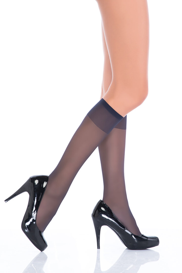 Lacivert Fit 15 Pantolon Çorabı - 1