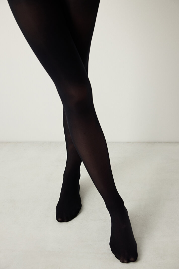 Siyah Premier Extra Stretch Külotlu Çorap - 2
