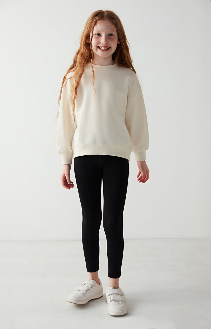 Pretty Siyah Termal Tayt - 1