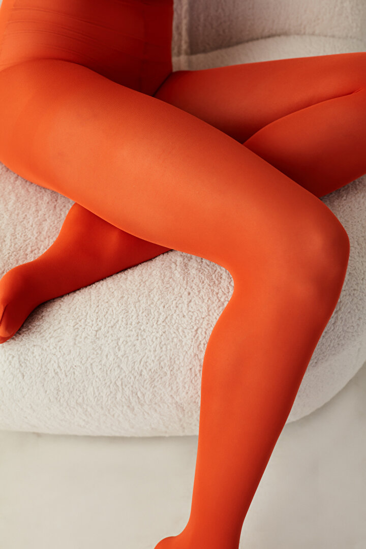 Orange Micro 40 Tights - 1