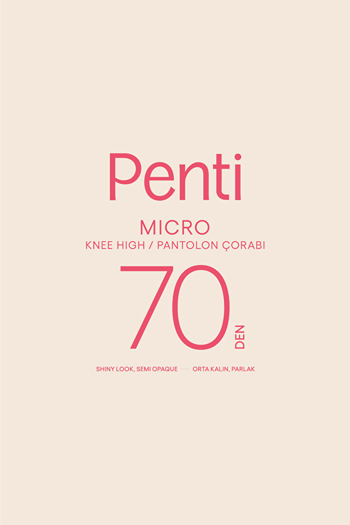 Micro 70 Siyah Pantolon Çorabı - 2