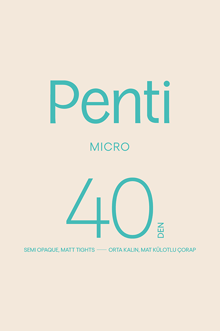 Pretty Micro 40 Külotlu Çorap - 2