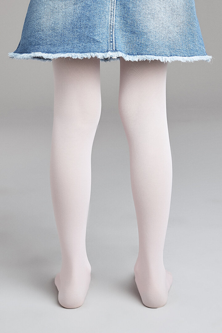 Pembe Kız Çocuk Micro 40 Külotlu Çorap - 2