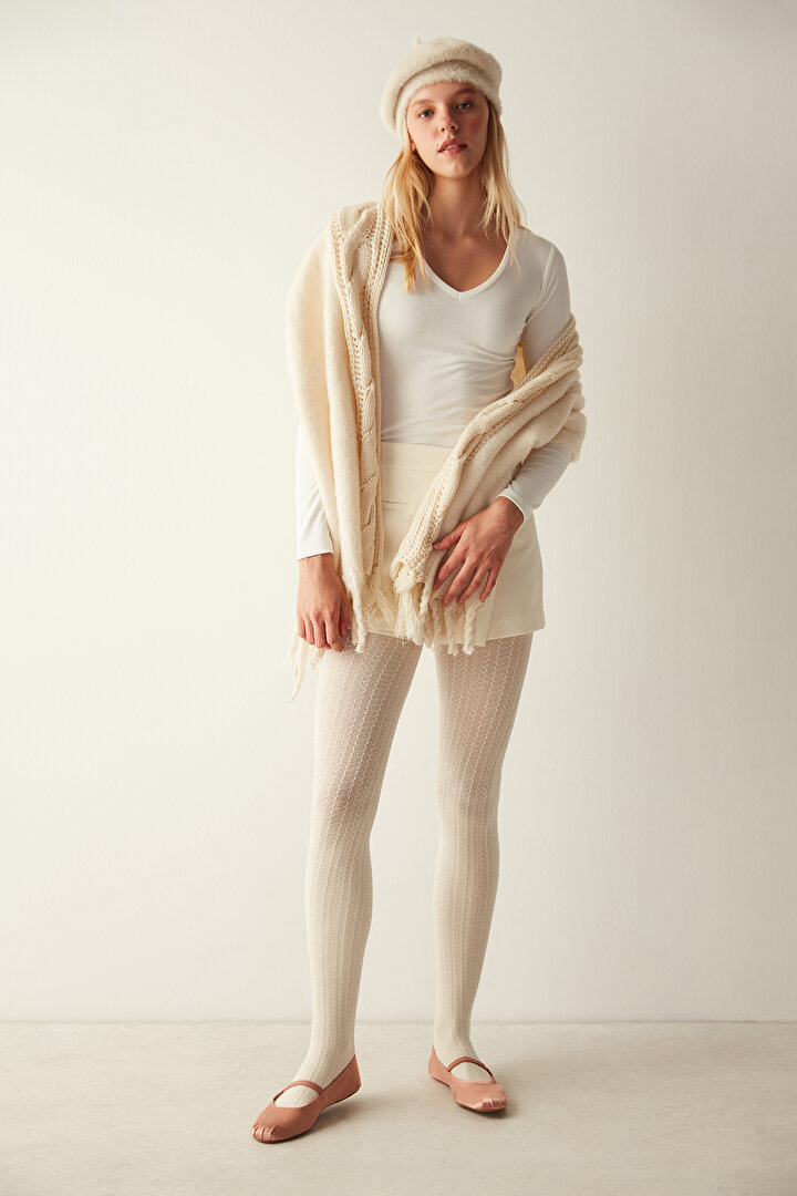 Cashmere Fancy Tights - 2