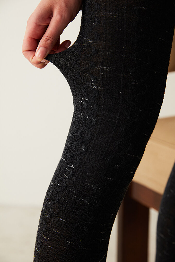 Kız Çocuk Karina Simli Külotlu Çorap - 1