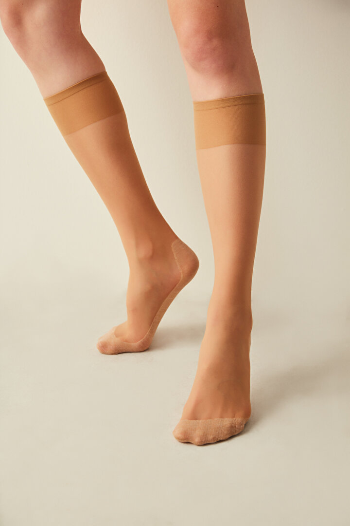 Nude Comfort Knee High Socks - 1