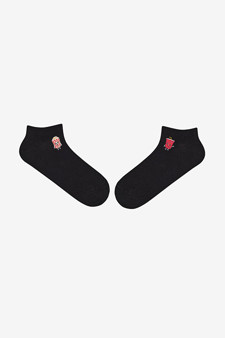 Cola Black Liner Socks - 1