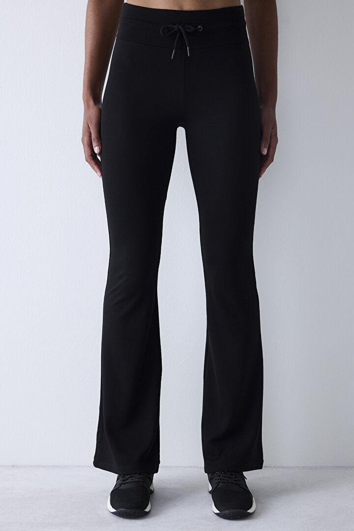 Bold Waist Flare Pants - 2