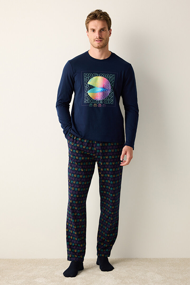 Pacman Multi Colour Pant PJ Set - 1