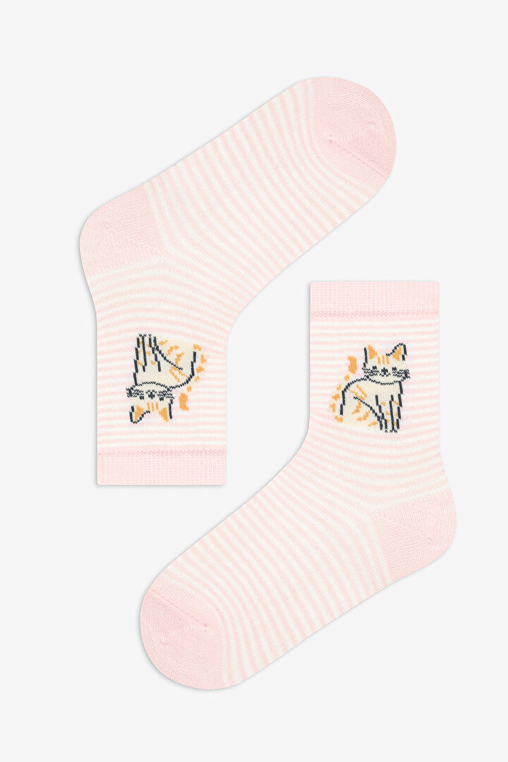 Girls Sleeper Cat 4in1 Multi Colour Socket Socks - 2